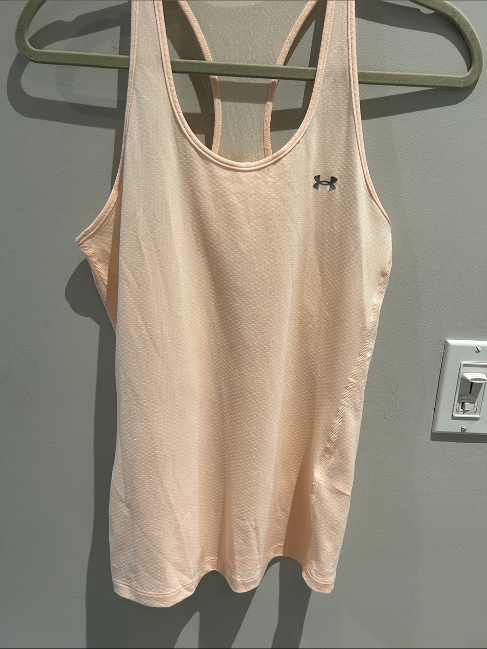 Under Armour Light Peach Racerback Performance Tank